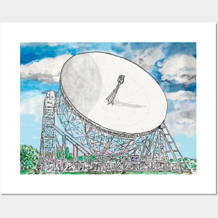 Lovell Telescope at Jodrell Bank Posters and Art